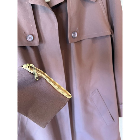 Misty Harbor Women's Any Weather Trench Coat‎ 14 R Vintage Textured - Picture 9 of 14